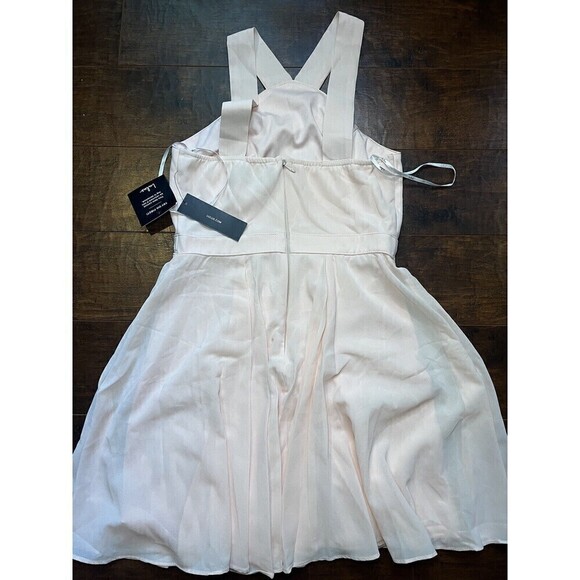 Lulus Blush Pink Sleeveless Mini Dress NWT Sz Small - Picture 6 of 6